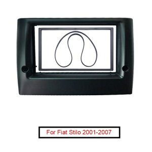 2DIN ���W�I �t���[�� �A�_�v�^ �K�p: �t�B�A�b�g/FIAT �X�e�B�[�� �X�e���I CD/DVD �I�[�f�B�I �t�F�C�X �p�l�� �_�b�V�� �g���� �L�b�g AL-LL-7015 AL Interior parts for cars