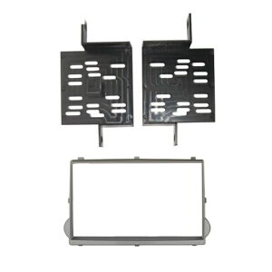 2DIN DVD ���W�I �t���[�� �K�p: �q�����_�C/����/HYUNDAI �X�^���b�N�X/H1 2010 �X�e���I �t�F�C�X �p�l�� �g���� �L�b�g �u���b�N�E�V���o�[ AL-LL-7033 AL Interior parts for cars