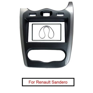2DIN �X�e���I ���W�I �v���[�g �p�l�� �t���[�� �K�p: ���m�[/RENAULT �T���f�� 2013 �_�b�V�� �}�E���g �L�b�g AL-LL-7515 AL Interior parts for cars
