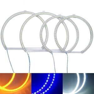 1�Z�b�g �I�[�g SMD �G���W�F���A�C ���C�g HALO �����O DRL �K�p: BMW E53 [X5 99-04 �w�b�h���C�g �z���C�g �C�G���[ �u���[ �z���C�g�`�C�G���[ AL-LL-7607 AL Car parts
