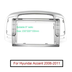 XeI 9C` rbO XN[ t[ A_v^ Kp: q_C//HYUNDAI ANZg 06-11 2DIN _bV I[fBI tBbeBO pl t[ Lbg AL-LL-7961 AL Interior parts f