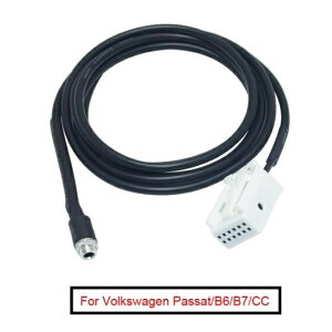 5�s�[�X ���W�I �I�[�f�B�I MP3 RCD510 + RCD310 + AUX-IN �A�_�v�^ �P�[�u�� �K�p: VW �p�T�[�g B6 �S���t �|�� 12-�s�� �|�[�g AUX ���C���[ �P�[�u�� AL-LL-8401 AL Car parts