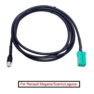 20ピース 150CM AUX ケーブル アダプタ ミニ/MINI(BMW) ISO 3.5mm ジャック ケーブル 適用: ルノー/RENAULT OEM ラジオ CD プレーヤー AL-LL-8417 AL Car parts