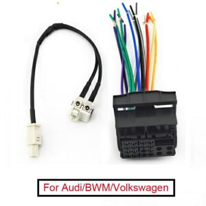 5�Z�b�g �X�e���I �w�b�h ���j�b�g �z�� �n�[�l�X FAKRA Y �X�v���b�^�[ 1�W���b�N 2PLUG �K�p: �A�E�f�B/AUDI/BWM/�t�H���N�X���[�Q��/VOLKSWAGEN/�~�j/MINI�iBMW�j/�_�b�W/DODGE ���W�I AL-LL-8433 AL Car parts