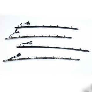 4 �C���e���A �h�A �p�l�� LED ���� �g���� ���C�g �u���[ �I�����W�F ���� ���C�g �K�p: BMW 3�V���[�Y F30 2012-18 �u���b�N�`�V���o�[ AP-ALM2042 AL Car parts