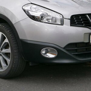 適用: 日産 キャシュカイ デュアリス+2 J10 2010 2011 2012 2013 ABS クローム フロント フォグライト ランプ カバー トリム フォグライト アクセサリー AL-MM-2922 AL Exterior parts for cars