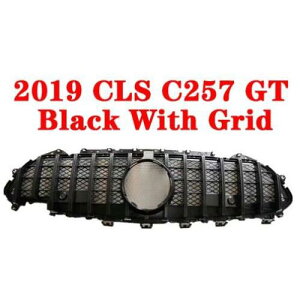 �K�p: �����Z�f�X�E�x���c CLS �N���X C257 2019-2020 �~�h�� �O���� GT ABS �v���X�`�b�N �V���o�[ �u���b�N �t�����g �o���p�[ �Z���^�[ �O���� �X�^�C�� 4 AL-MM-4187 AL Exterior parts for cars