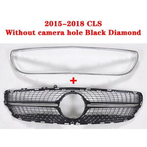 適用: メルセデス・ベンツ CLS W218 2015-2018 ミドル グリル GT フロント グリル CLS300 CLS350 バーチカル バー スタイル 14〜スタイル 16 AL-MM-4188 AL Exterior parts for cars