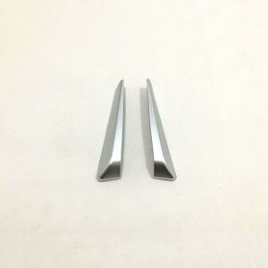 2ピース スパンコール トリム ステッカー フロント ドア ウインドウ A ピラー フレーム カバー 適用: トヨタ C-HR CHR 2018 2019 アクセサリー シルバー・カーボン調 AL-MM-4642 AL Interior parts for cars