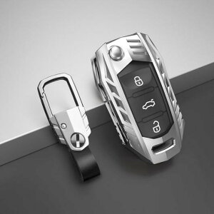 ���� ���� �L�[ �J�o�[ �P�[�X �K�p: �t�H���N�X���[�Q��/VOLKSWAGEN VW �|�� �e�B�O�A�� �p�T�[�g B5 B6 B7 �S���t �C�I�X �V���b�R �O���[ �Z�b�g C�`�V���o�[ �V�F�� C AL-MM-5037 AL key case