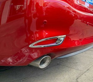 適用: MAZDA6 アテンザ 2018 2019 2020 ABS クローム リア リフレクター フォグライト ランプ カバー トリム ベゼル フレーム スタイリング AL-KK-0401 AL Exterior parts for cars