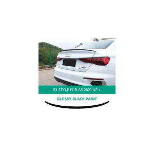 ���A �g�����N �����o�[ �X�|�C���[ �E�C���O �K�p: �A�E�f�B/AUDI A3 �Z�_�� 2021 ABS �v���X�`�b�N �y�C���g ����u���b�N �J�[�{���t�@�C�o�[ S3 �u���b�N�EM4 �u���b�N AL-MM-8023 AL Exterior parts for 