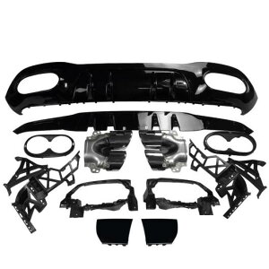 �K�p: 2020 + �����Z�f�X�E�x���c W177 A180 A200 A250 A35 A45S AMG ���A �o���p�[ ���b�v �f�B�t���[�U�[ �}�t���[ �G�L�]�[�X�g �N���[�� �}�t���[�`�J�[�{���t�@�C�o�[ AL-MM-8291 AL Exterior parts for cars