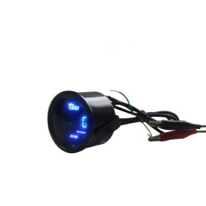 jo[T 52mm ubN VF u[ LED obN Cg fW^ ^R[^[ Q[W 0-9999 RPM AL-NN-0419 AL Car parts