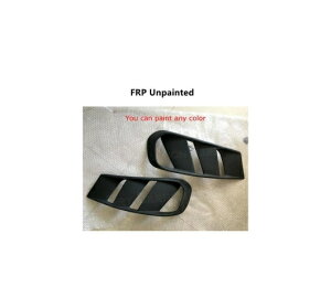 カーボンファイバー フロント バンパー 通気口 カバー フォグランプ メッシュ グリル フレーム 適用: ベンツ GLA クラス X156 GLA 200 GLA260 GLA45 2014-2016 FRP 未塗装 AL-NN-0728 AL Exterior parts for cars