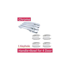 クローム ハンドル カバー 適用: MAZDA3 2代目 BL MK3 アクセラ 2009 2010 2011 2013 トリム ハンドル アクセサリー ハンドルボウルボタンなし・ハンドルボウル 2ボタン AL-NN-2528 AL Exterior parts for cars