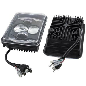 2�s�[�X 7X6 120W �t�����g �� �E �C���i�[ LED �w�b�h���C�g HI/���[ �K�p: �W�[�v/JEEP �����O���[ YJ 1986-1995 AL-NN-4203 AL Car parts