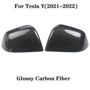 �T�C�h �~���[ �J�o�[ �K�p: �e�X��/TESLA ���f�� Y 2021 2022 �A�N�Z�T���[ �~���[ �J�o�[ ABS �J�[�{���t�@�C�o�[ �p�^�[�� �e�X��/TESLA ���f�� 3 2017-2022 ���f�� Y 2021-2022 AL-OO-1448 AL Interior parts for car