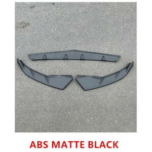 ABS ペイント カーボンファイバー フロント バンパー スポイラー リップ スプリッター カバー 適用: アウディ/AUDI A3 S3 Sライン 2021 2022 ABS マットブラック AL-OO-2852 AL Exterior parts for cars