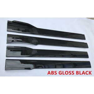 ABS サイド ボディ スカート キット リップ カバー 適用: MW 1 2 3 4 5シリーズ F06 F12 F20 F21 F22 F10 F18 F30 F32 F33 F35 G20 G21 G29 G30 G38 ABS 光沢ブラック AL-OO-2855 AL Exterior parts for cars