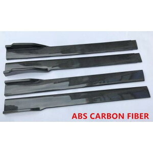 ABS サイド ボディ スカート キット リップ カバー 適用: MW 1 2 3 4 5シリーズ F06 F12 F20 F21 F22 F10 F18 F30 F32 F33 F35 G20 G21 G29 G30 G38 ABS カーボンファイバー AL-OO-2855 AL Exterior parts for cars