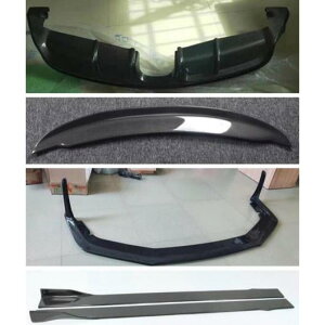 ���A�� �J�[�{���t�@�C�o�[ �t�����g �o���p�[ ���b�v �X�|�C���[ ���A �g�����N �f�B�t���[�U�[ �T�C�h �{�f�B �X�J�[�g �K�p: �|���V�F/PORSCHE 981 �{�N�X�^�[ �I�[���Z�b�g 5�s�[�X AL-OO-2880 A