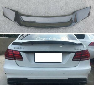 リアル カーボンファイバー リア テール ウイング トランク リップ スポイラー 適用: メルセデス・ベンツ W212 E63 E200 E260 E300 E350 2008-2016 AL-OO-2860 AL Exterior parts for cars