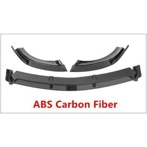 ABS 3�s�[�X �t�����g �o���p�[ �X�|�C���[ ���b�v �X�v���b�^�[ �J�o�[ �K�p: �����Z�f�X�E�x���c E �N���X W213 E200 E250 E300 E320 2016-2019 ABS �J�[�{�� AL-OO-3275 AL Exterior parts for cars