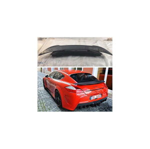 �J�[�{���t�@�C�o�[ ���A ���b�v �E�C���O �g�����N �X�|�C���[ �K�p: �|���V�F/PORSCHE �p�i���[�� 970 970.1 2010 2011 2012 2013/970.2 2014 2015 2016 2010-2013�E2014-2016 AL-OO-3407 AL Exterior parts for cars