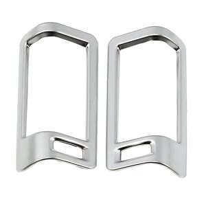 適用: ボルボ/VOLVO XC60 2018 B-ピラー リア エアコン吹き出し口 フレーム 装飾 ステッカー トリム ブラック・シルバー AL-OO-3699 AL Exterior parts for cars