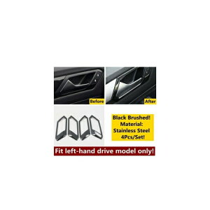 �C���i�[ �h�A �n���h�� �{�E�� �t���[�� �J�o�[ �g���� �K�p: VW �t�H���N�X���[�Q��/VOLKSWAGEN T-ROC 2018 2019 2020 2021 �}�b�g/�J�[�{���t�@�C�o�[ �C���e���A �u���b�N �͗l AL-OO-4990 AL Interior parts f