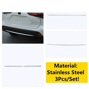 リア トランク テール ゲート ドア ストリップ カバー トリム ステンレス スチール アクセサリー エクステリア 適用: トヨタ ハイランダー/クルーガー 2020 2021 2022 タイプD AL-OO-5257 AL Exterior part