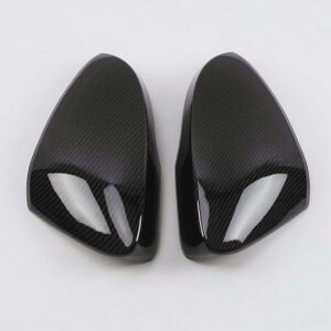 適用: フォルクスワーゲン/VOLKSWAGEN VW T-ROC 2018 バックミラー ミラー カバー スタイリング クローム カーボンファイバー T ROC リア ビュー ミラー プロテクター カーボンファイバー AL-OO-6975 AL Ex