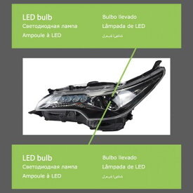 ヘッド ランプ 適用: フォーチュナ LED ヘッドライト 2016-2021 ヘッドライト フォーチュナ DRL ウインカー ハイ ビーム エンジェル アイ プロジェクター レンズ オール LED ヘッドライト AL-OO-7853 AL Car light