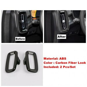 ���� �X�^�C�����O �t���[�� �K�p: �{���{/VOLVO XC40 2019-2022 �G�A AC/�w�b�h ���C�g �J�o�[ �g���� �J�[�{���� �^�C�vH AL-PP-0087 AL Interior parts for cars