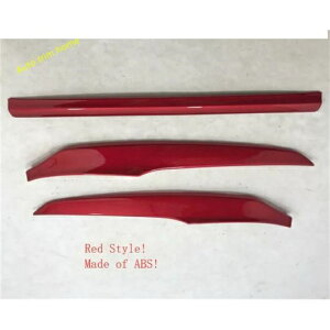 フロント バンパー ボトム モールディング レーシング グリル プロテクター ストリップ パネル カバー トリム 適用: ホンダ アコード 10世代 2018-2022 アクセサリー エクステリア レッド・光沢