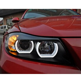 ヘッドライト 適用: BMW E90 ヘッドランプ 318i 320i 325i ヘッドライト LED エンジェルアイ フロント ライト 318 320 325 バイキセノン LEN 4300K～8000K AL-OO-8624 AL Car light