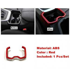 ABS カーボン 前側 カップホルダー フレーム トリム セントラル コントロール カバー アクセサリー 適用: トヨタ RAV4 RAV 4 XA50 2019-2022 タイプA・タイプB AL-PP-0328 AL Car parts