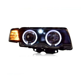 適用: BMW E38 ヘッドライト 1998-2002 E38 LED ヘッドライト DRL バイキセノン レンズ ハイ ロー ビーム パーキング HID フォグランプ 4300K～8000K AL-OO-8828 AL Car light