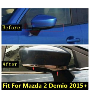 ABS N[ ANZT[ Kp: MAZDA2 f~I 2015-2021 AEgTCh hA obN~[ ~[ Xgbv [fBO Jo[ Lbg g AL-PP-0839 AL Exterior parts for cars