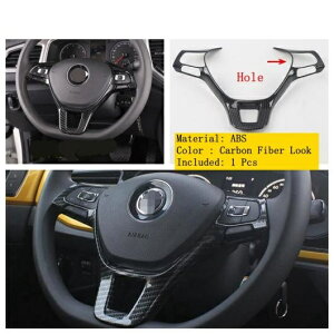 �X�e�A�����O �z�C�[�� �{�^�� ���� �t���[�� �J�o�[ �g���� ABS �}�b�g/�J�[�{���� �K�p: �t�H���N�X���[�Q��/VOLKSWAGEN �A���e�I�� 2018 2019 2020 �J�[�{���� AL-PP-1322 AL Interior parts for cars