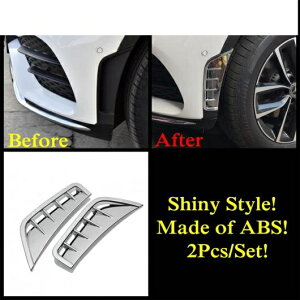 フロント バンパー フォグライト ランプ アイリッド アイブロー ストリップ/吸気口 吹き出し口 カバー トリム アクセサリー 適用: メルセデス・ベンツ GLC クーペ 2020 2021 タイプA〜タイプD AL-P