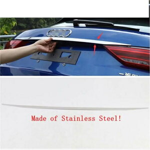 ステンレス アクセサリー 適用: アウディ/AUDI Q3 F3 2019 2020 アッパー リア テールゲート トランク ドア ハンドル プロテクター ストリップ モールディング モデルA・モデルB AL-PP-1781 AL Exterior par