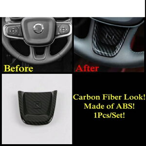 ピラー A スピーカー ダッシュボード エア AC 吹き出し口 ステアリング ホイール カバー トリム カーボン調 アクセサリー 適用: ボルボ/VOLVO XC40 2018-2022 タイプD AL-PP-1857 AL Interior parts for cars