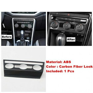 ドア ボウル リフト ボタン ピラー A ギアボックス パネル カバー トリム 適用: フォルクスワーゲン/VOLKSWAGEN T-ROC T ROC 2018-2021 カーボン調 アクセサリー タイプA・タイプH AL-OO-9036 AL Exterior parts f