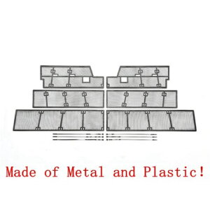 フロント ヘッド 防虫 メッシュ グリル ネット カバー キット 適用: トヨタ ハイランダー クルーガー 2017 2018 2019 タイプA AL-OO-9068 AL Exterior parts for cars