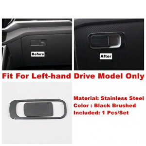 �X�g���[�W �O���[�u �{�b�N�X �X�C�b�` �{�^�� �J�o�[ �g���� �K�p: VW �t�H���N�X���[�Q��/VOLKSWAGEN �e�B�O�A�� MK2/T-ROC/T-�N���X 2017-2022 �u���b�N�͗l�E�V���o�[ AL-OO-9172 AL Interior parts for cars