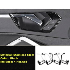 �C���e���A �h�A �n���h�� �L���b�` �J�o�[ �C���i�[ �{�E�� �g���� �t���[�� ���� �X�g���C�v �K�p: �A�E�f�B/AUDI Q3 2019-2022 �A�N�Z�T���[ �u���b�N�E�V���o�[ AL-OO-9323 AL Interior parts for cars