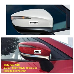 フロント グリル グリル/リア フォグ ランプ アイリッド/バックミラー ミラー ストリップ/ウインドウ ワイパー カバー トリム 適用: マツダ CX-3 CX3 モデル F・モデル J AL-OO-9461 AL