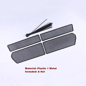 エクステリア キット 防虫 メッシュ フロント グリル アンチ-蚊 ネット カバー トリム 適用: アウディ/AUDI Q5 2018-2022 アクセサリー タイプB AL-OO-9473 AL Exterior parts for cars